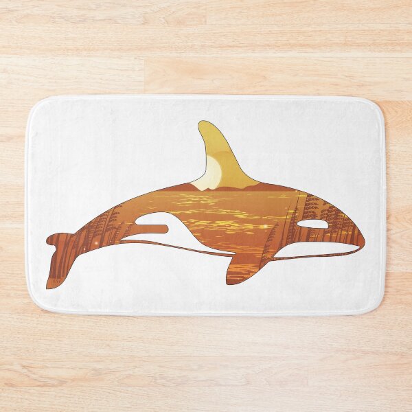 Item preview, Sea Grass Sunrise Orca designed and sold by damonasplace.