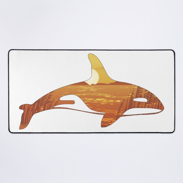 Item preview, Sea Grass Sunrise Orca designed and sold by damonasplace.