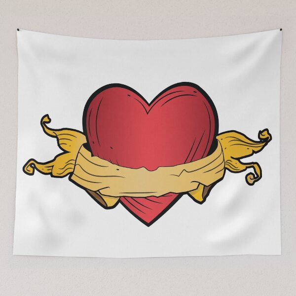 Item preview, Heart and Ribbon designed and sold by jagrios.