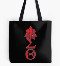 Elephant Delta Triangle Sigma Red Theta T-Shirt 2 Tote Bag