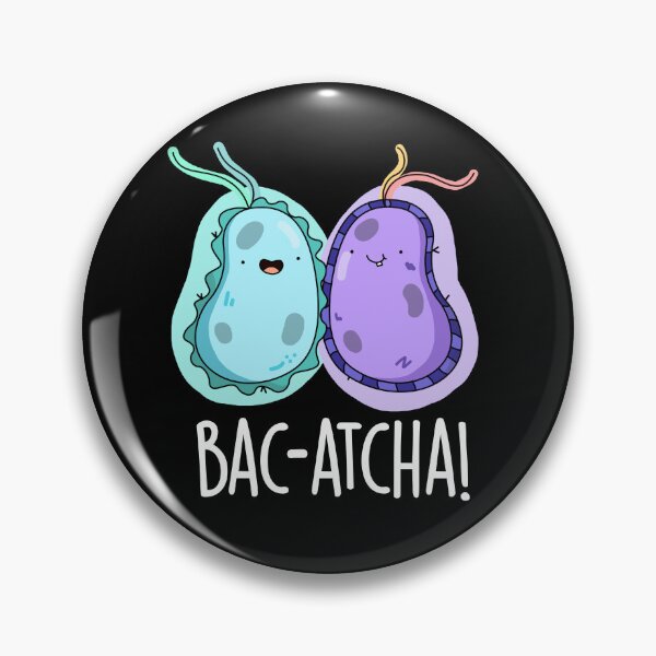 Item preview, Bac-atcha Funny Bacteria Puns (Dark BG) designed and sold by punnybone.