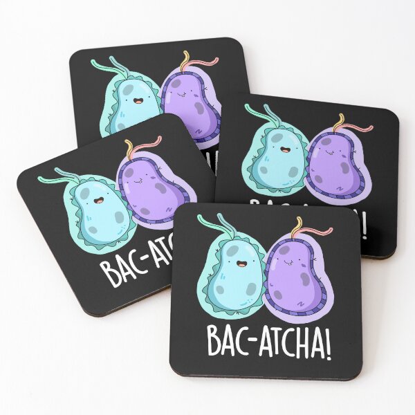 Item preview, Bac-atcha Funny Bacteria Puns (Dark BG) designed and sold by punnybone.