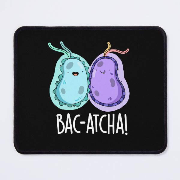 Item preview, Bac-atcha Funny Bacteria Puns (Dark BG) designed and sold by punnybone.