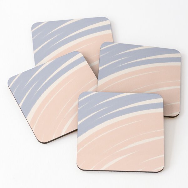 Item preview, Neutral Swirl Wavy Lines Maximalist Pattern Retro Style Cute Aesthetic Pigeon Blue designed and sold by scorpiolane.