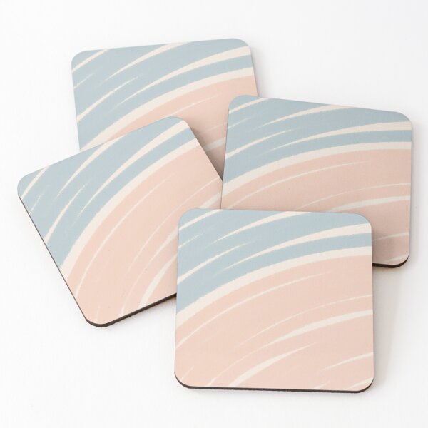 Item preview, Neutral Swirl Wavy Lines Maximalist Pattern Retro Style Cute Aesthetic Sky Blue designed and sold by scorpiolane.