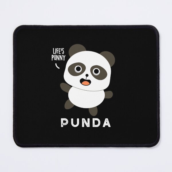 Item preview, Punda Funny Panda Puns (Dark BG) designed and sold by punnybone.