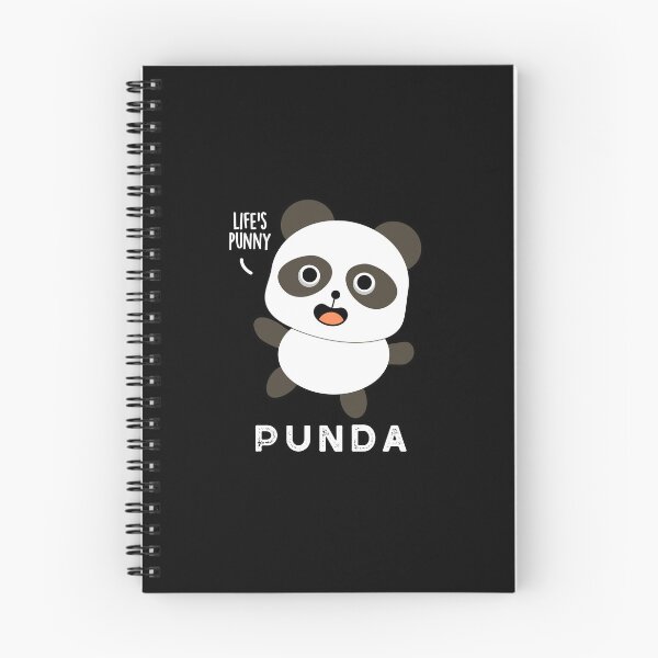 Item preview, Punda Funny Panda Puns (Dark BG) designed and sold by punnybone.
