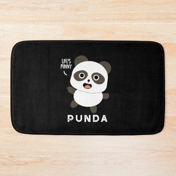 Item preview, Punda Funny Panda Puns (Dark BG) designed and sold by punnybone.