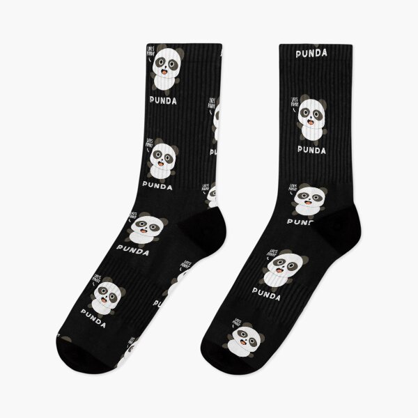 Item preview, Punda Funny Panda Puns (Dark BG) designed and sold by punnybone.