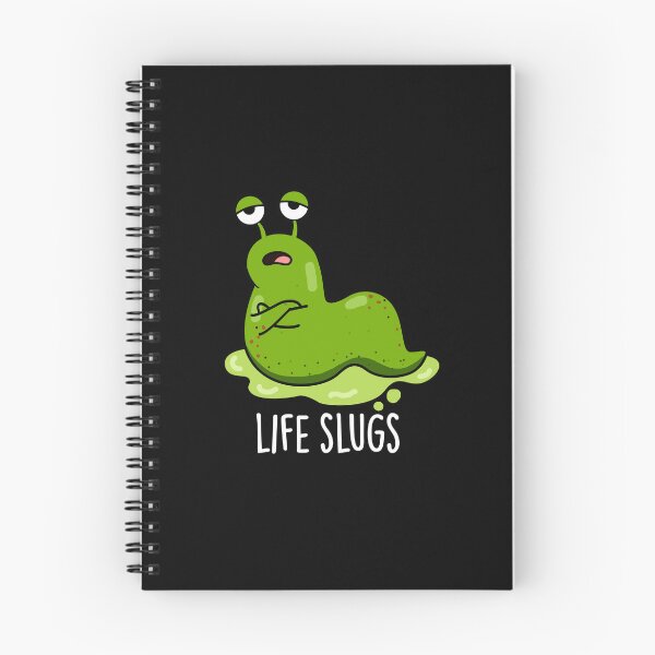 Item preview, Life Slugs Funny Animal Puns (Dark BG) designed and sold by punnybone.