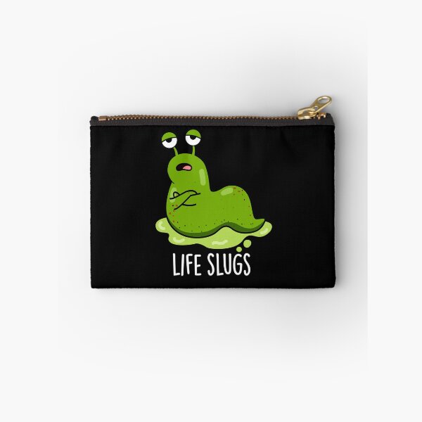 Item preview, Life Slugs Funny Animal Puns (Dark BG) designed and sold by punnybone.