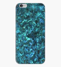 Abalone Shell | Paua Shell | Cyan Blue Tint iPhone Case