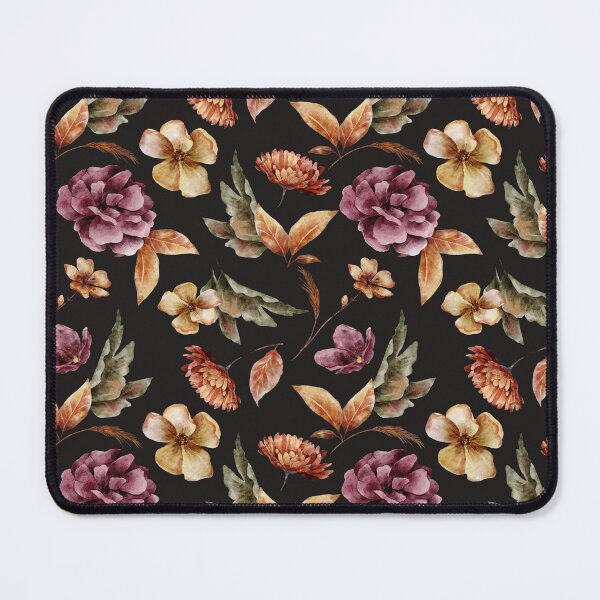 Item preview, Romantic Autumn Boho Flower Pattern designed and sold by BronikowskiART.