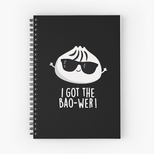 Item preview, I Got The Bao-wer Funny Dimsum Puns (Dark BG) designed and sold by punnybone.