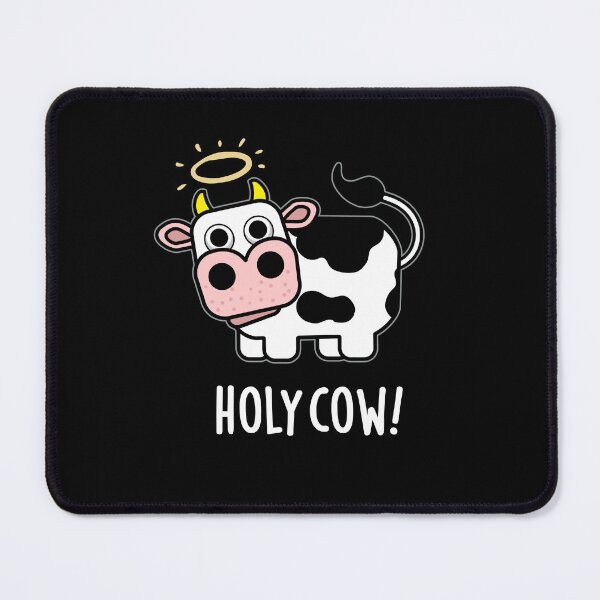 Item preview, Holy Cow Funny Animal Puns (Dark BG) designed and sold by punnybone.