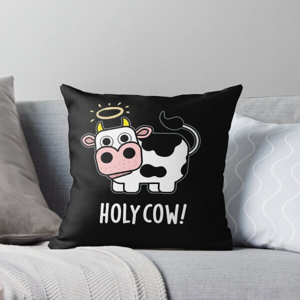 Item preview, Holy Cow Funny Animal Puns (Dark BG) designed and sold by punnybone.