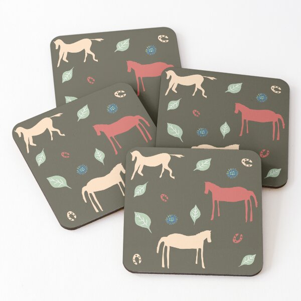 Item preview, Horses and leaves designed and sold by Emi Yañez.