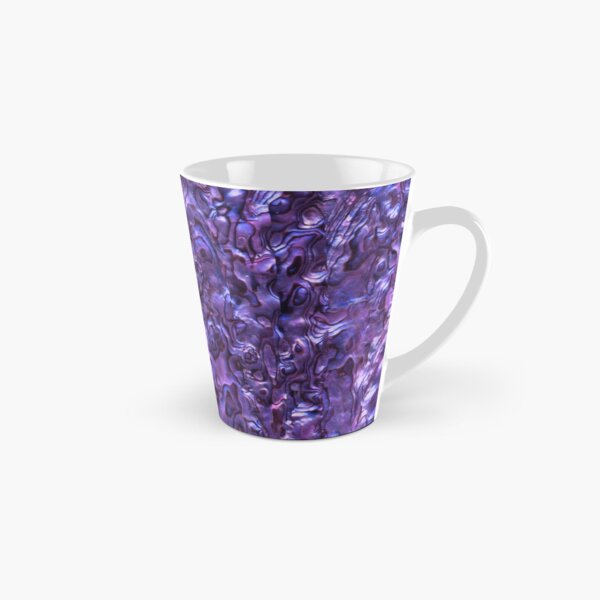 Abalone Shell | Paua Shell | Seashell Patterns | Sea Shells | Violet Tint | Tall Mug