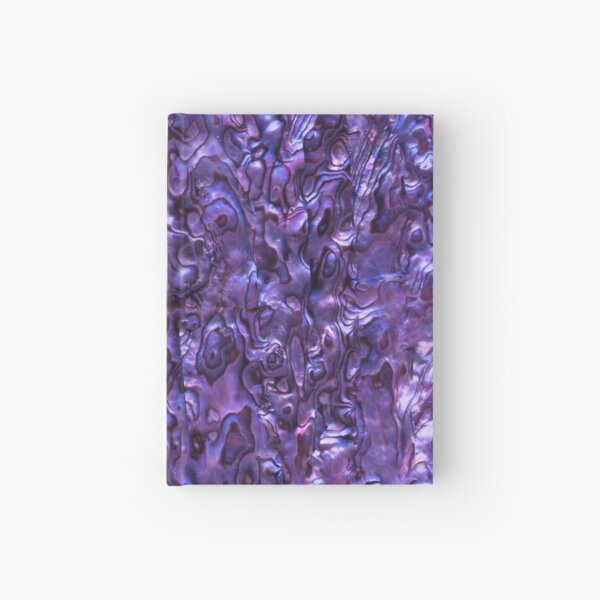 Abalone Shell | Paua Shell | Seashell Patterns | Sea Shells | Violet Tint | Hardcover Journal