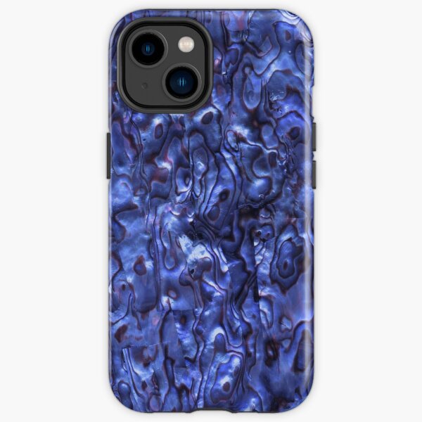 Abalone Shell | Paua Shell | Seashell Patterns | Sea Shells | Deep Blue Tint |  iPhone Tough Case