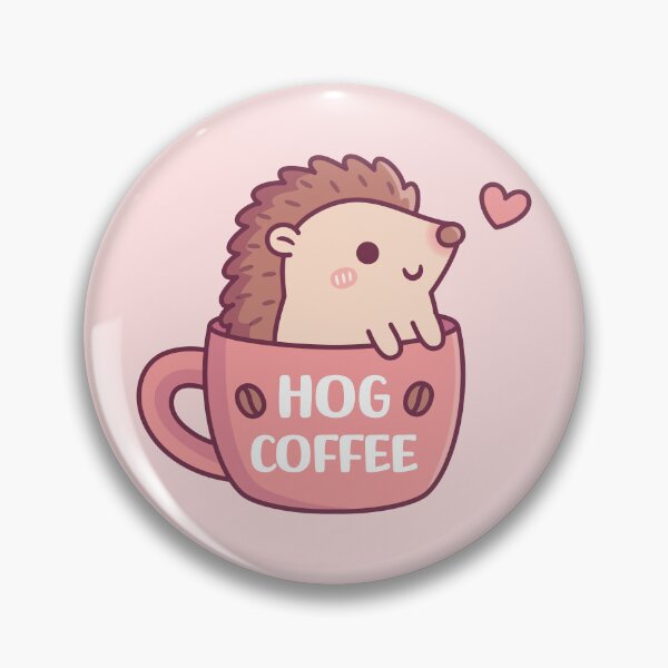 Item preview, Cute Hedgehog In Mug, Hog Coffee Funny designed and sold by rustydoodle.