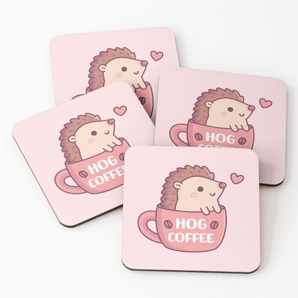 Item preview, Cute Hedgehog In Mug, Hog Coffee Funny designed and sold by rustydoodle.