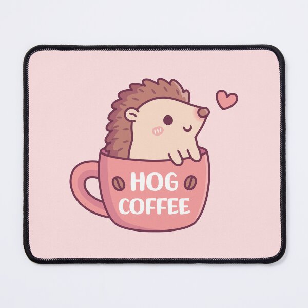 Item preview, Cute Hedgehog In Mug, Hog Coffee Funny designed and sold by rustydoodle.