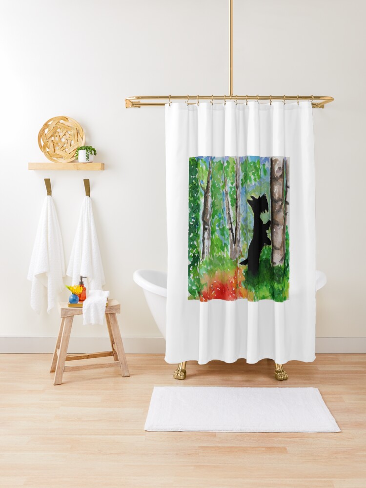 Scottie Dog Any Squirrels Shower Curtain By Archyscottie