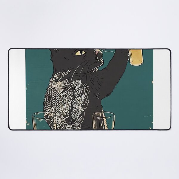 Item preview, Black Cat Tell Me Drink designed and sold by bovytred.
