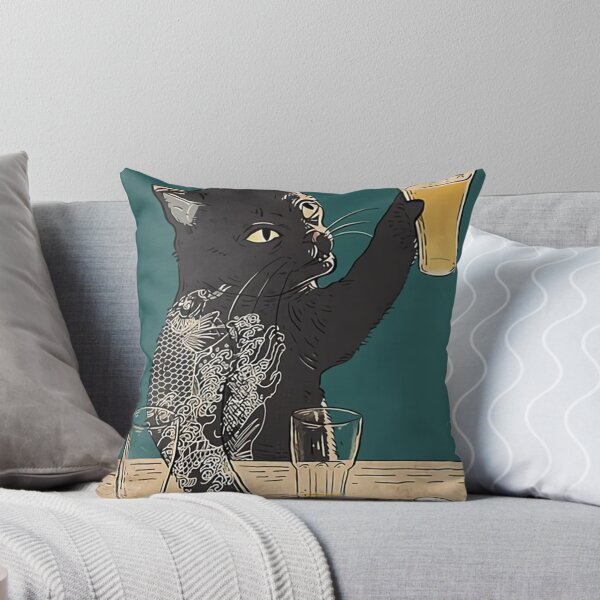 Item preview, Black Cat Tell Me Drink designed and sold by bovytred.