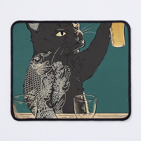 Item preview, Black Cat Tell Me Drink designed and sold by bovytred.