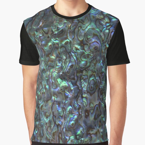 Abalone Shell | Paua Shell | Seashell Patterns | Sea Shells | Natural | Graphic T-Shirt