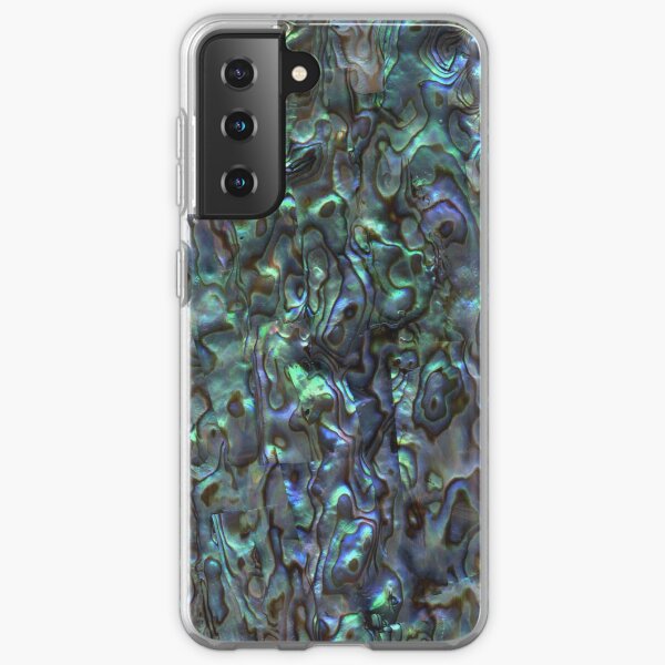 Abalone Shell | Paua Shell | Seashell Patterns | Sea Shells | Natural | Samsung Galaxy Soft Case