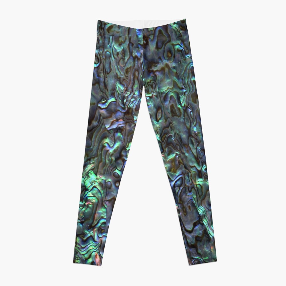 Abalone Shell | Paua Shell | Seashell Patterns | Sea Shells | Natural | Leggings