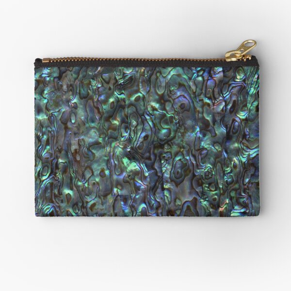 Abalone Shell | Paua Shell | Seashell Patterns | Sea Shells | Natural | Zipper Pouch