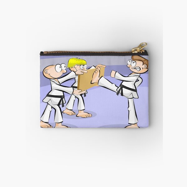 Item preview, Karate boy breaking a board with his foot designed and sold by DibuHumor.