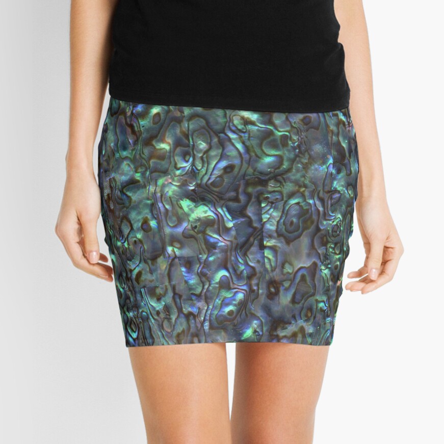 Abalone Shell | Paua Shell | Seashell Patterns | Sea Shells | Natural | Mini Skirt