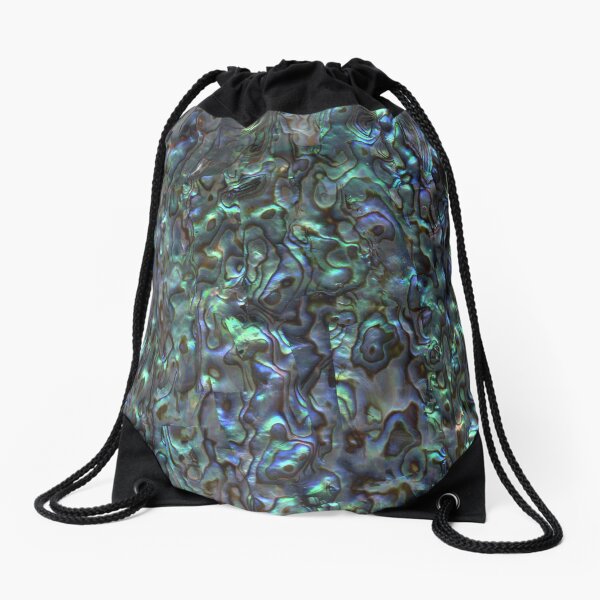 Abalone Shell | Paua Shell | Seashell Patterns | Sea Shells | Natural | Drawstring Bag