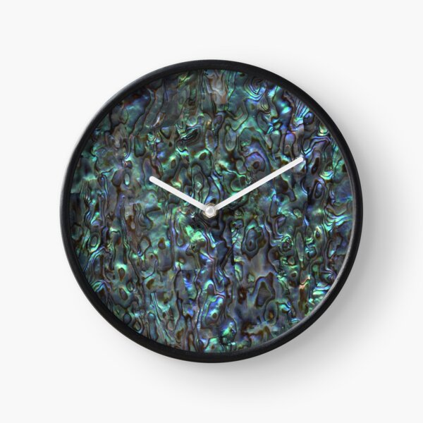 Abalone Shell | Paua Shell | Seashell Patterns | Sea Shells | Natural | Clock