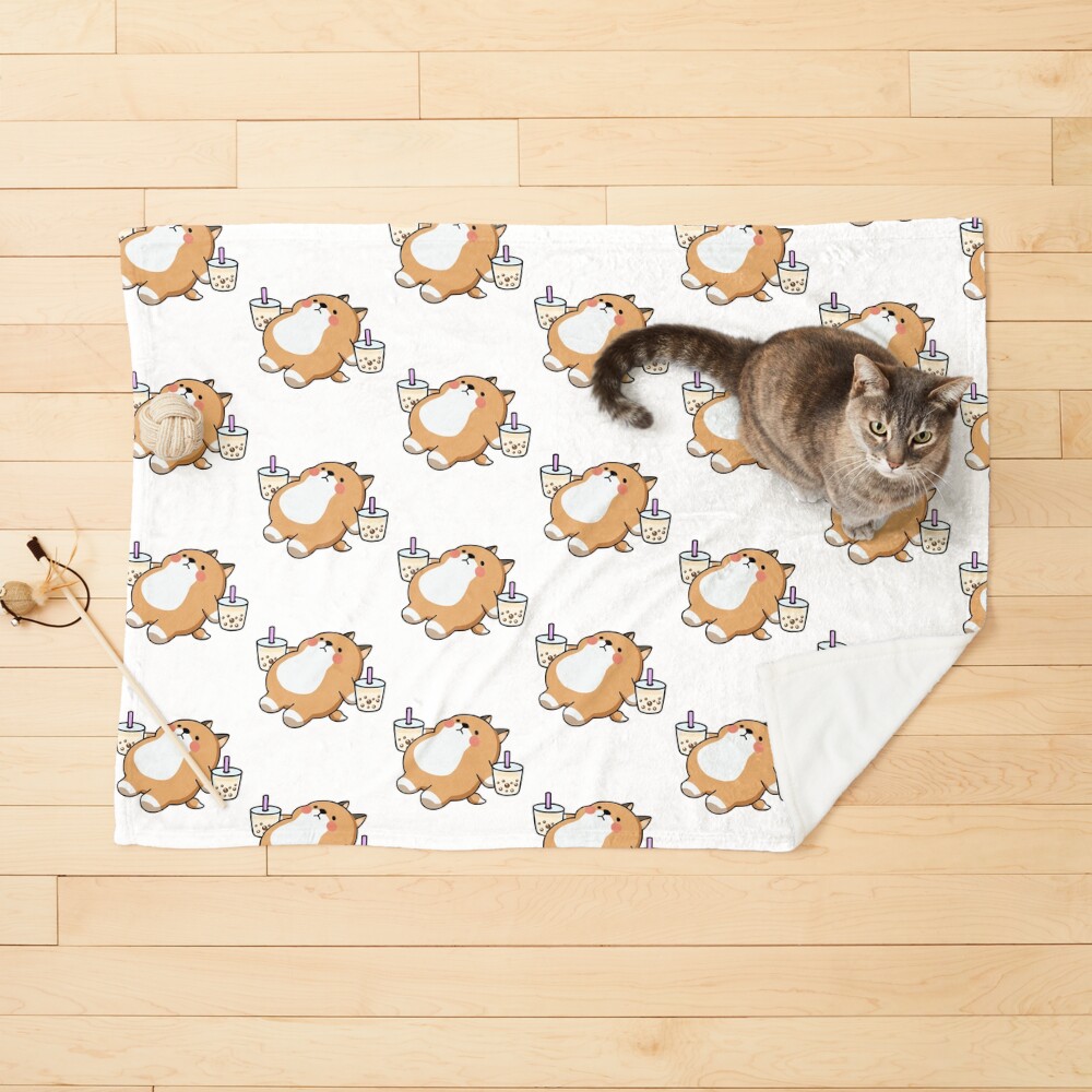 Vista previa del artículo con la obra «Manta para mascotas», diseñado y vendido por SirBobalot.