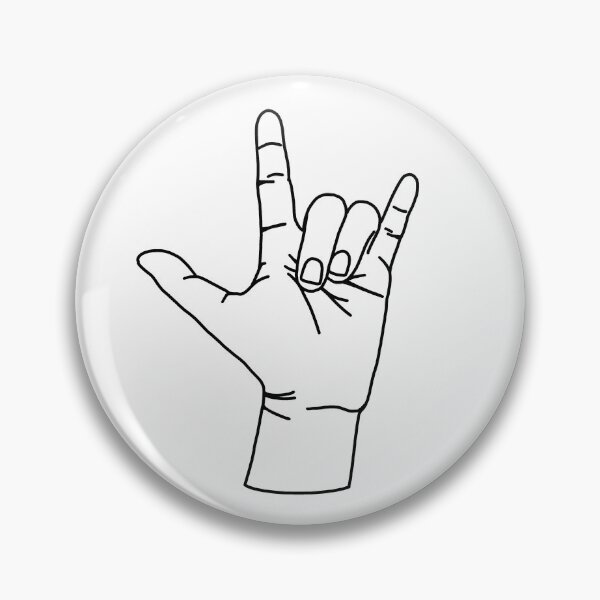 Item preview, I Love You Hand Sign designed and sold by Twisstybread.