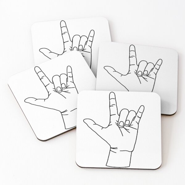 Item preview, I Love You Hand Sign designed and sold by Twisstybread.
