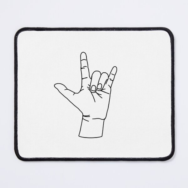 Item preview, I Love You Hand Sign designed and sold by Twisstybread.