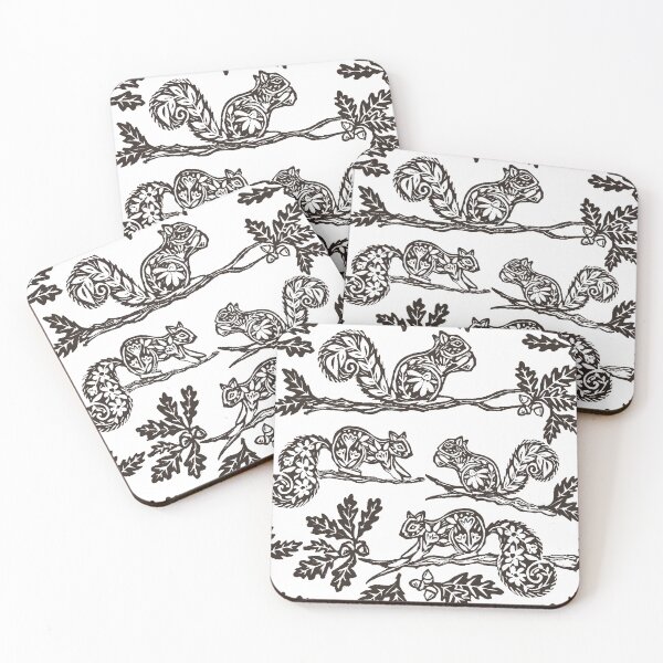 Item preview, Linocut Carving Squirrel Friends designed and sold by RDevane.
