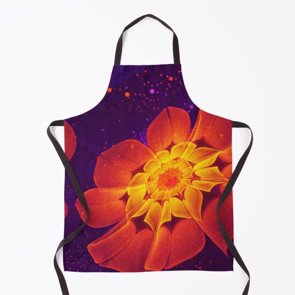 Item preview, Royal Blue, Red, and Yellow Fractal Gerbera Daisy designed and sold by San Jaya Prime.