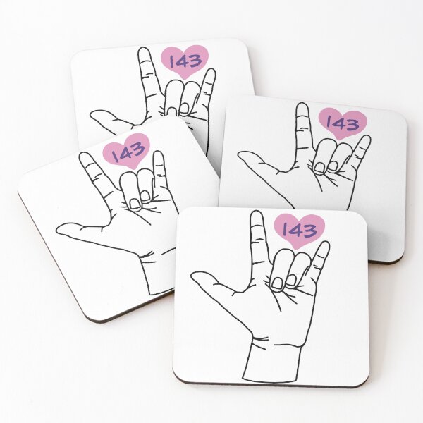 Item preview, I Love You (143) Hand Sign designed and sold by Twisstybread.