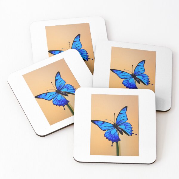 Item preview, EYECATCHING BLUE BUTTERFLY designed and sold by sailorsam1805.