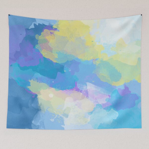 Item preview, Colorful Abstract - blue, pattern, clouds, sky designed and sold by Flo Art Studio.