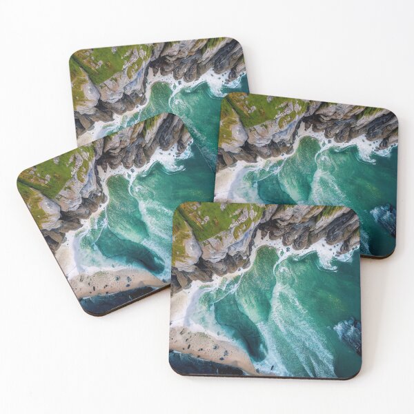 Item preview, aerial view ocean wave and beach photography. nature landscape 11 designed and sold by ShopThousand.