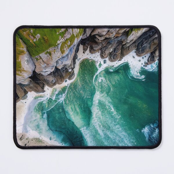 Item preview, aerial view ocean wave and beach photography. nature landscape 11 designed and sold by ShopThousand.